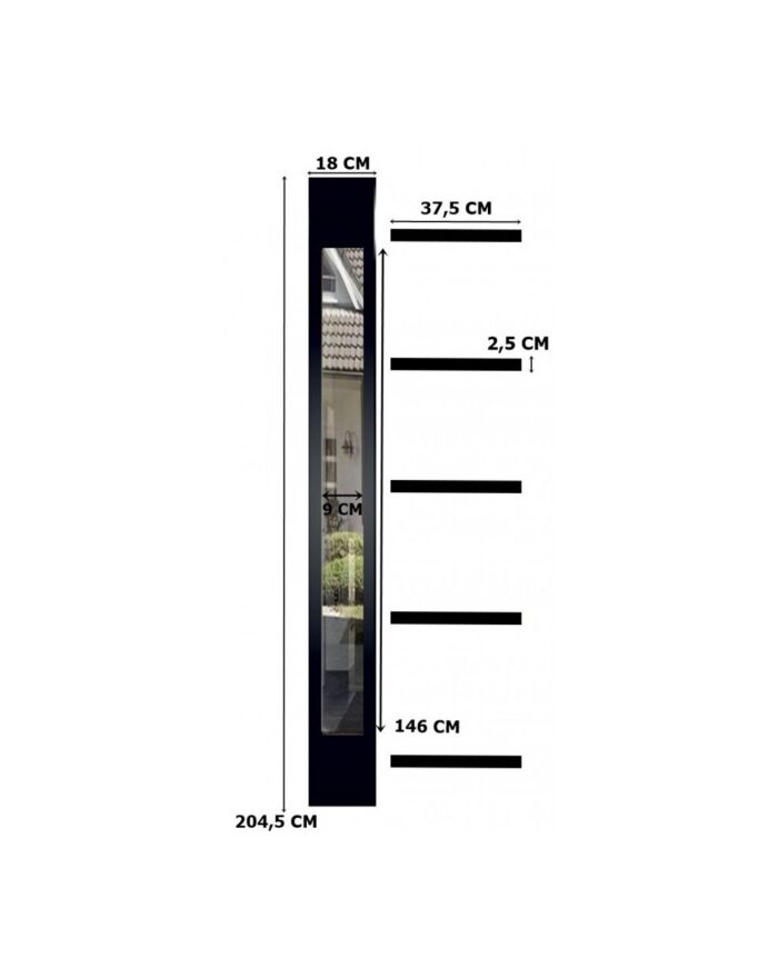 Db inox 4zd3 lustro black alu 85mm - obrazek 9